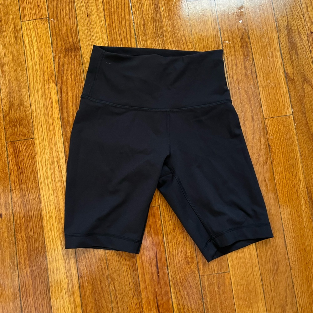 Black Lulu lemon biker shorts